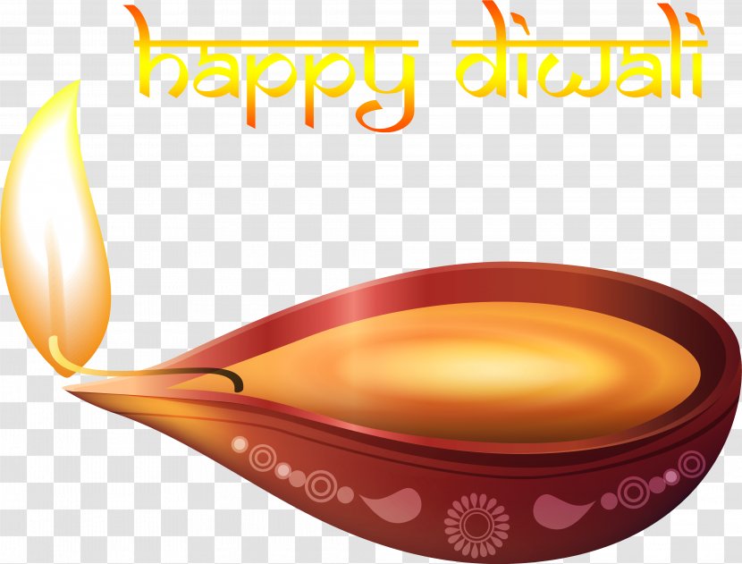 Diwali Cartoon - Bowl Orange Transparent PNG