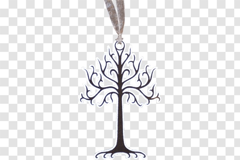 The Lord Of Rings White Tree Gondor Frodo Baggins Gandalf - Tattoo - DARK TREE Transparent PNG