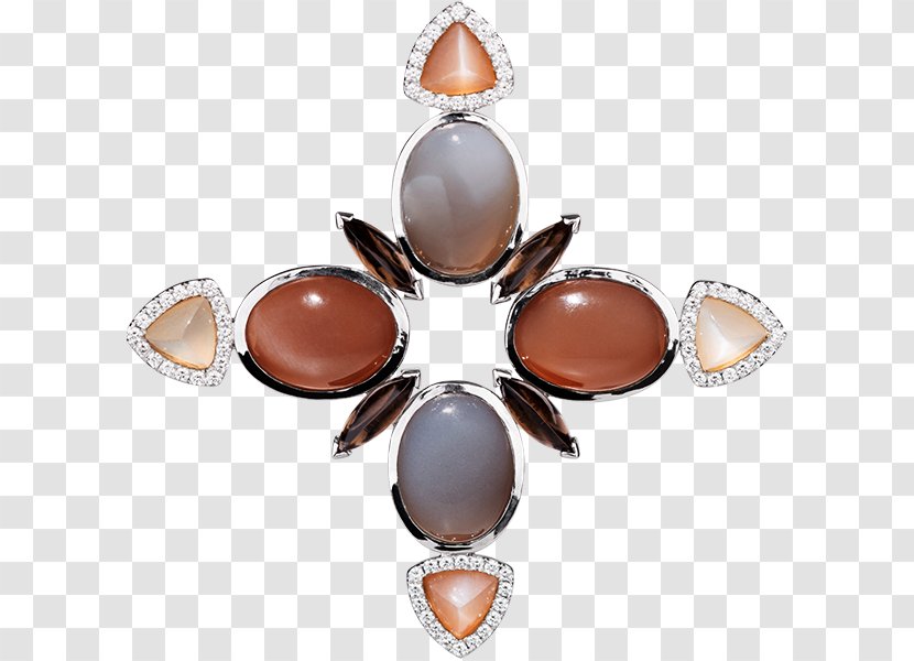 Gemstone Earring Body Jewellery Brooch - Jewelry Transparent PNG