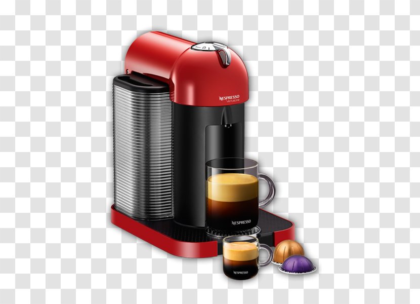 Nespresso VertuoLine Coffee Cappuccino Red Eye - Espresso Transparent PNG