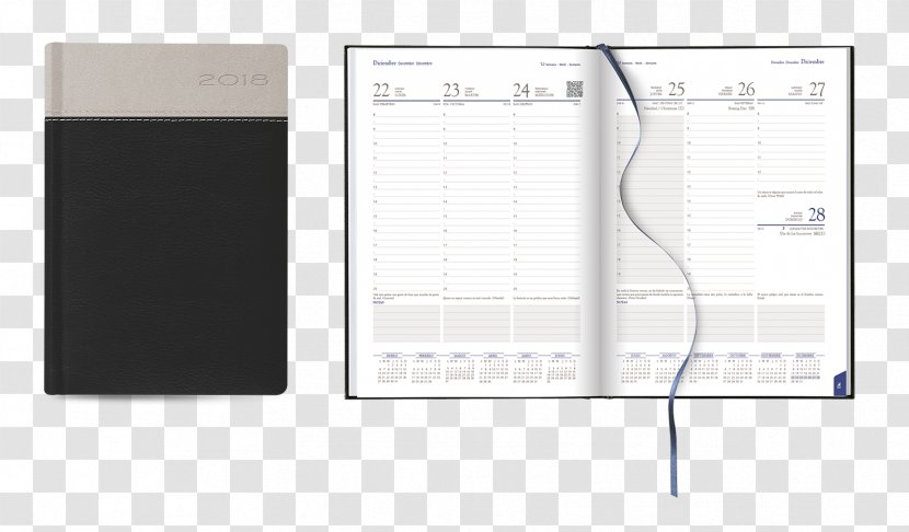 Industrias Danpex Notebook Diary Desk Office - Graphite Transparent PNG