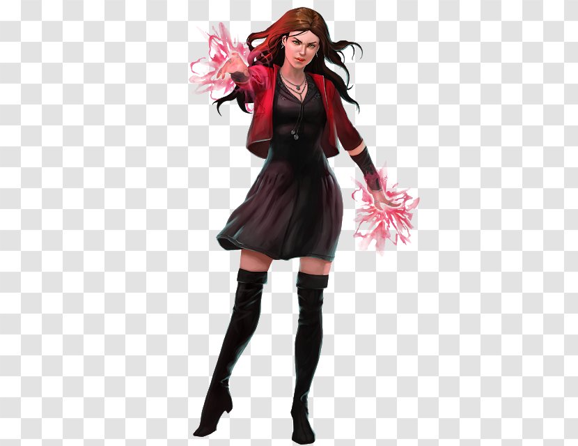 Wanda Maximoff Quicksilver Marvel Comics Cinematic Universe - Scarlet Witch Transparent PNG