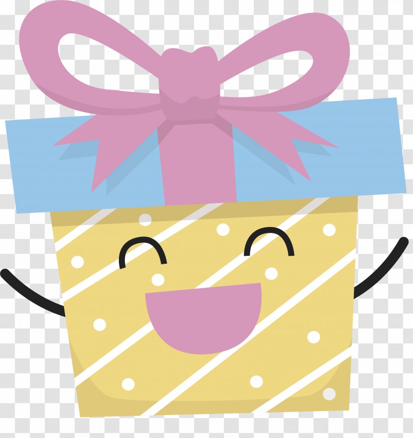 Gift Clip Art - Watercolor - Happy Cheering Box Transparent PNG