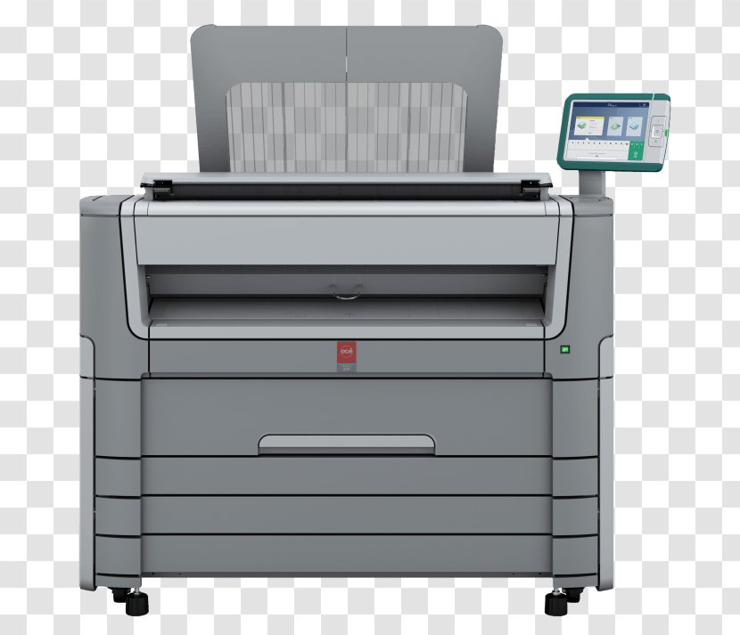 Laser Printing Photocopier Océ Inkjet Plotter - Oce - Printer Transparent PNG