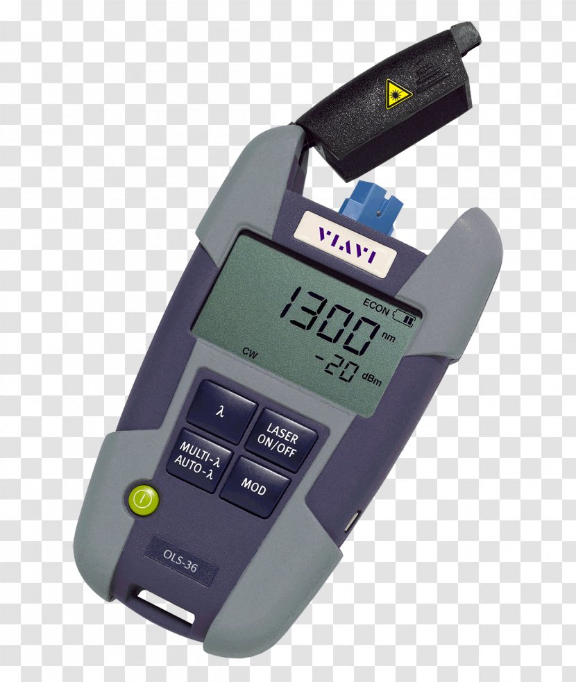 Light Optical Power Meter Optics Viavi Solutions Fiber Transparent PNG