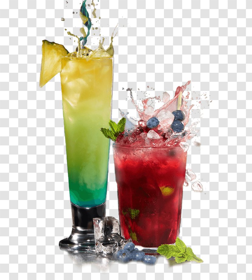 Cocktail Martini Margarita Strawberry Juice Sundae - Cartoon Transparent PNG