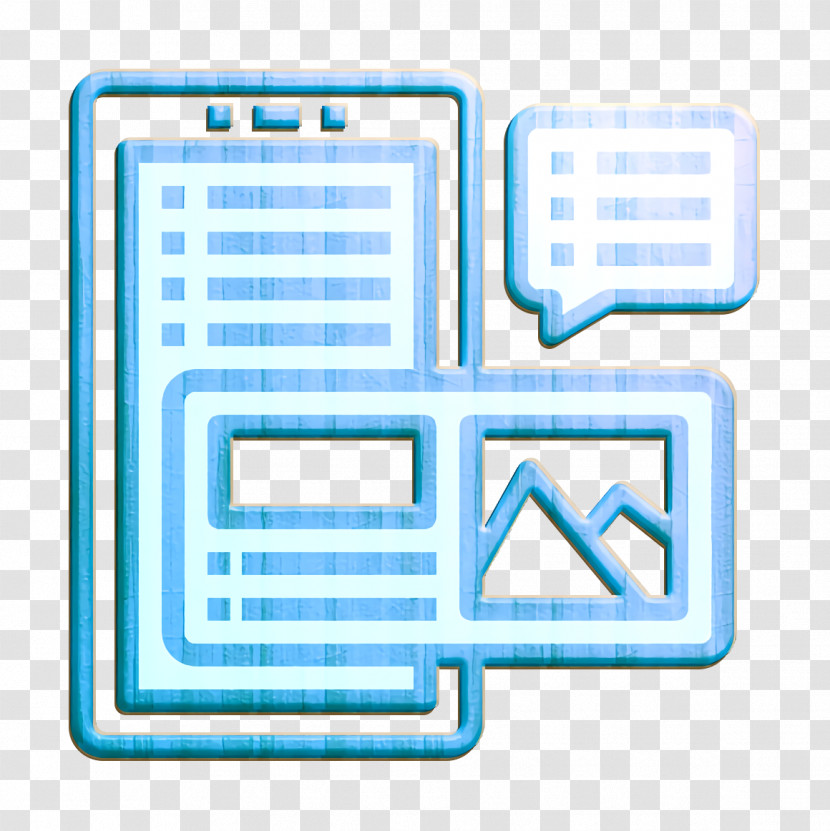 Mobile Interface Icon Blog Icon Ui Icon Transparent PNG