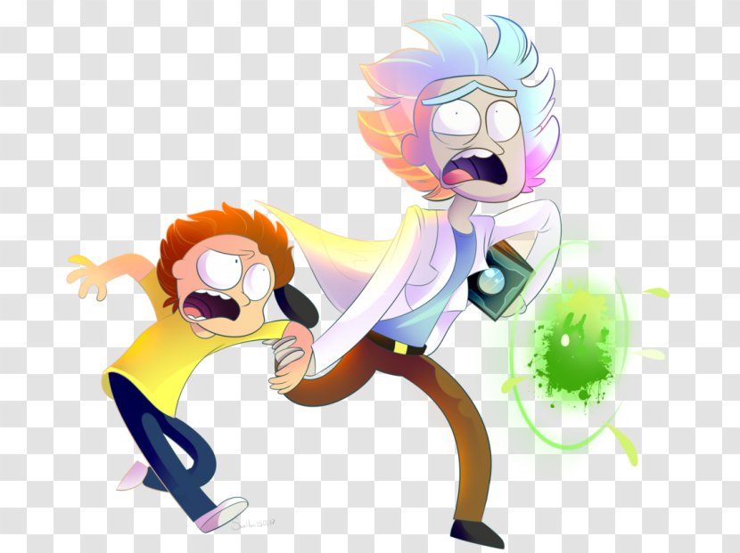 Rick Sanchez Morty Smith Animated Cartoon - Lyon Transparent PNG