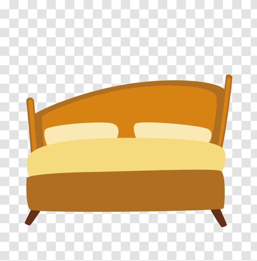 Chair Furniture Couch Pillow - Vector Beds Transparent PNG