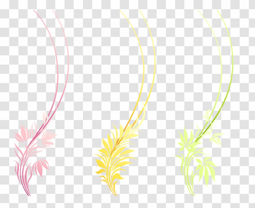 Yellow Leaf Pattern - Red Bouquet Transparent PNG
