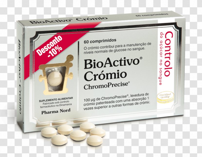 Dietary Supplement Pharma Nord Chromium(III) Picolinate Tablet - Capsule Transparent PNG
