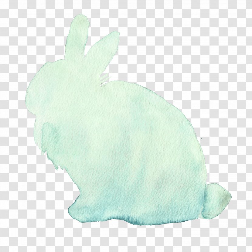 Domestic Rabbit Hare - Tail - Green Transparent PNG