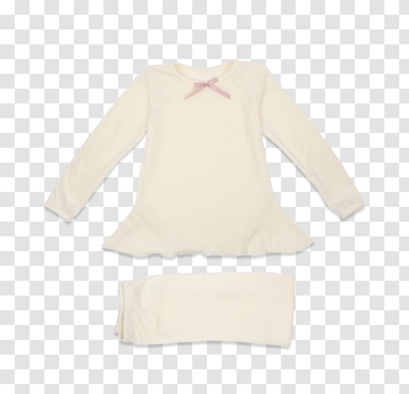 Sleeve Shoulder Blouse - Beige - Nightdress Transparent PNG