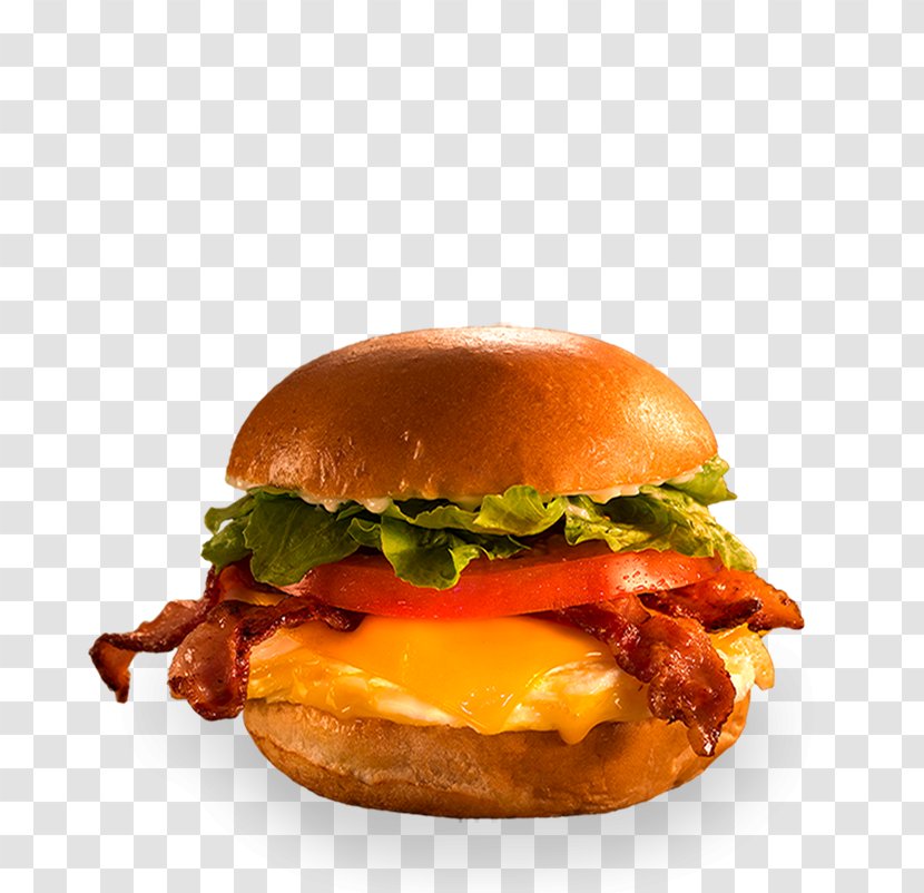 Breakfast Sandwich Hamburger Cheeseburger Egg - Bun Transparent PNG