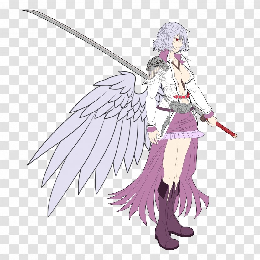 Double Dealing Character Sephiroth Oni - Flower - Cupid Sword Transparent PNG