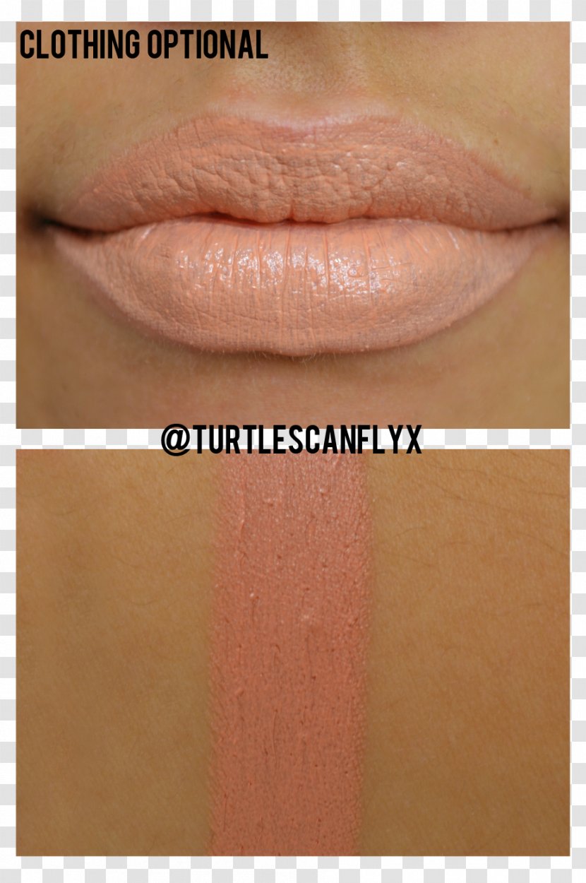 Lipstick Wrinkle Lip Gloss Close-up - Cheek Transparent PNG