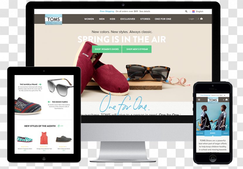 Web Page Product Design Electronics Multimedia - Advertising - Toms Shoes For Women Amazon Transparent PNG