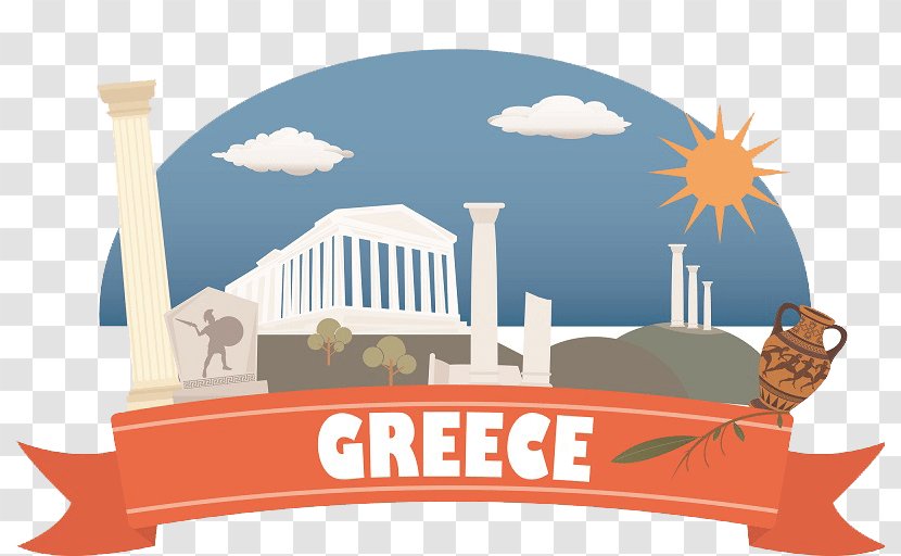 Vector Graphics Illustration Greece Tourism - Royaltyfree Transparent PNG