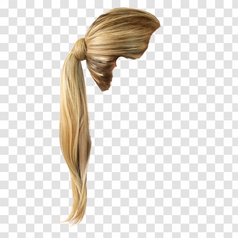 Hairstyle Blond Long Hair Coloring - Muscle - Cabelo Transparent PNG