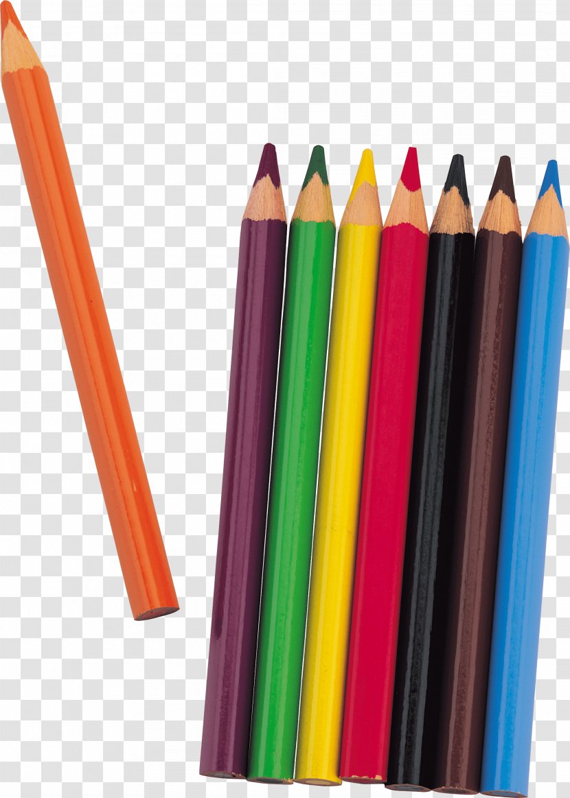 Pencil Clip Art - Colored - Colorful Pencils Image Transparent PNG
