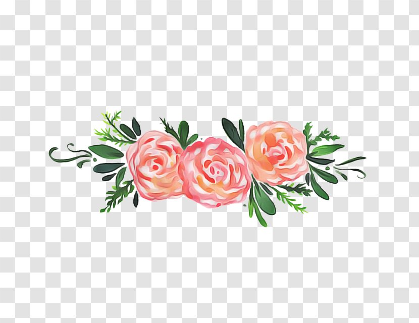 Bouquet Of Flowers Drawing - Pink - Branch Rose Order Transparent PNG
