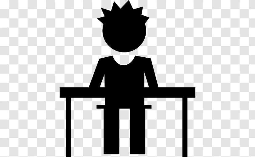 Stick Figure - Standing - Student Sitting Transparent PNG
