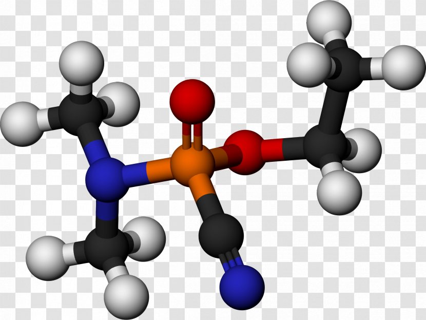 Cyclosarin Nerve Agent Tabun Soman - Molecule - Vector Transparent PNG