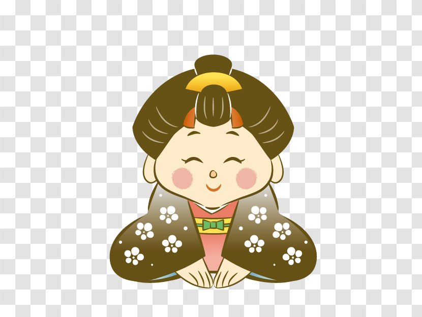 Kimono Cartoon Clip Art - Happiness - Woman Transparent PNG