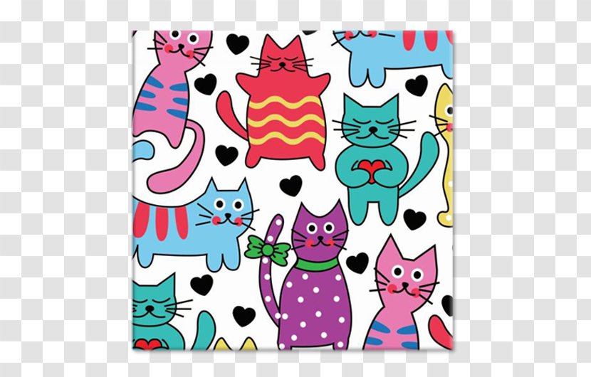 Black Cat Kitten Wildcat - Pink Transparent PNG