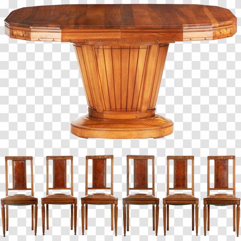 Table Furniture Dining Room Matbord Living - Tree - Walnut Transparent PNG
