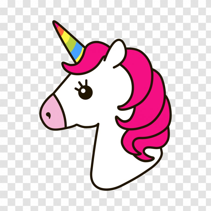 Unicorn Drawing Cartoon Clip Art - Heart Transparent PNG