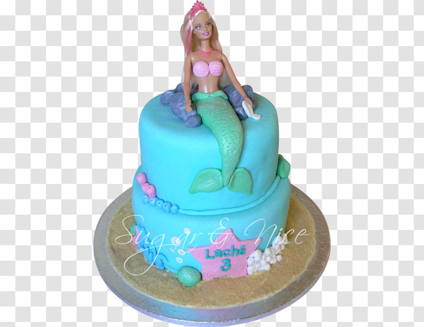 Birthday Cake Torte-M Decorating - Mermaid Party Transparent PNG