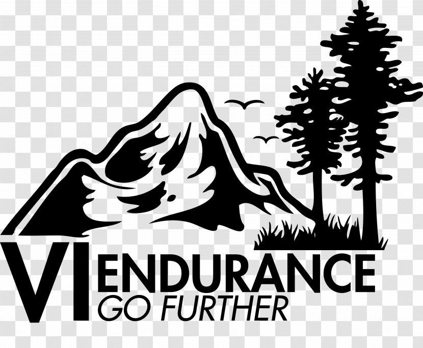 Logo Trail Running Racing - Black And White Transparent PNG
