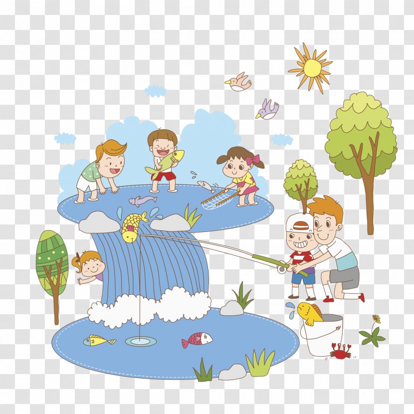 Fishing Angling Illustration - Organism - Go Transparent PNG