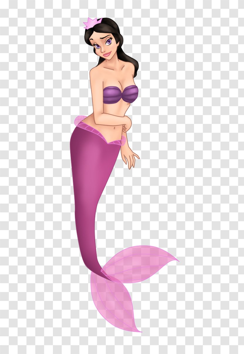 The Little Mermaid Ariel King Triton Melody Attina - Watercolor Transparent PNG
