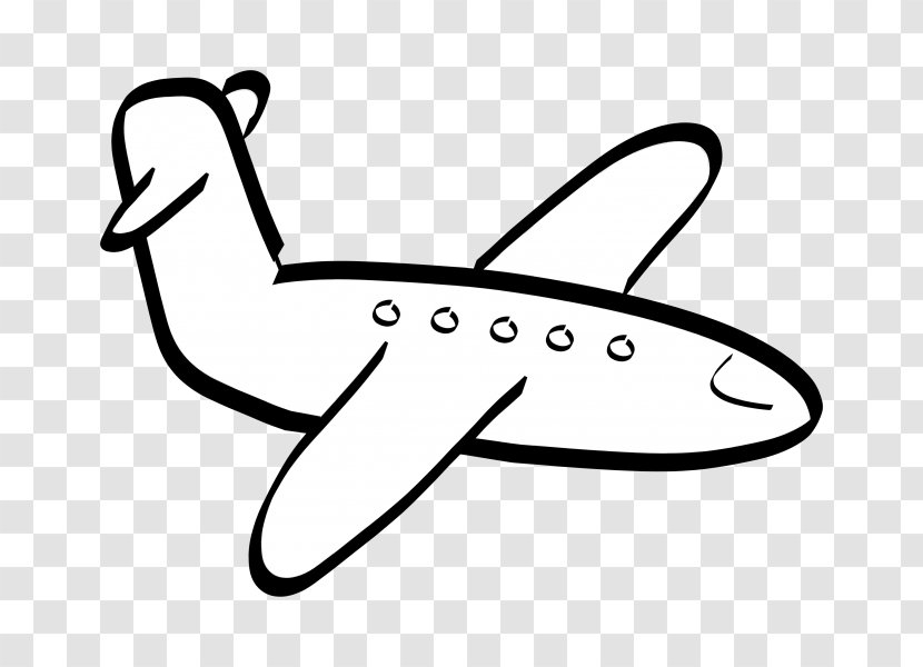 Airplane Aircraft Drawing Clip Art - Line Transparent PNG