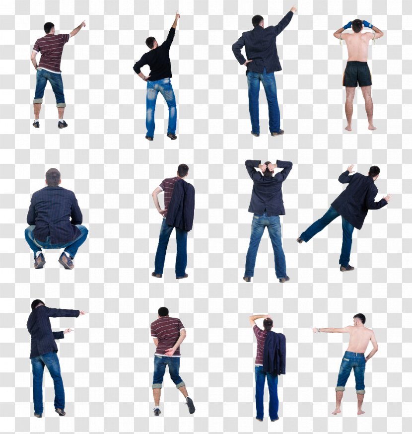 Photography Royalty-free - Can Stock Photo - Man Back All Kinds Of Action Transparent PNG