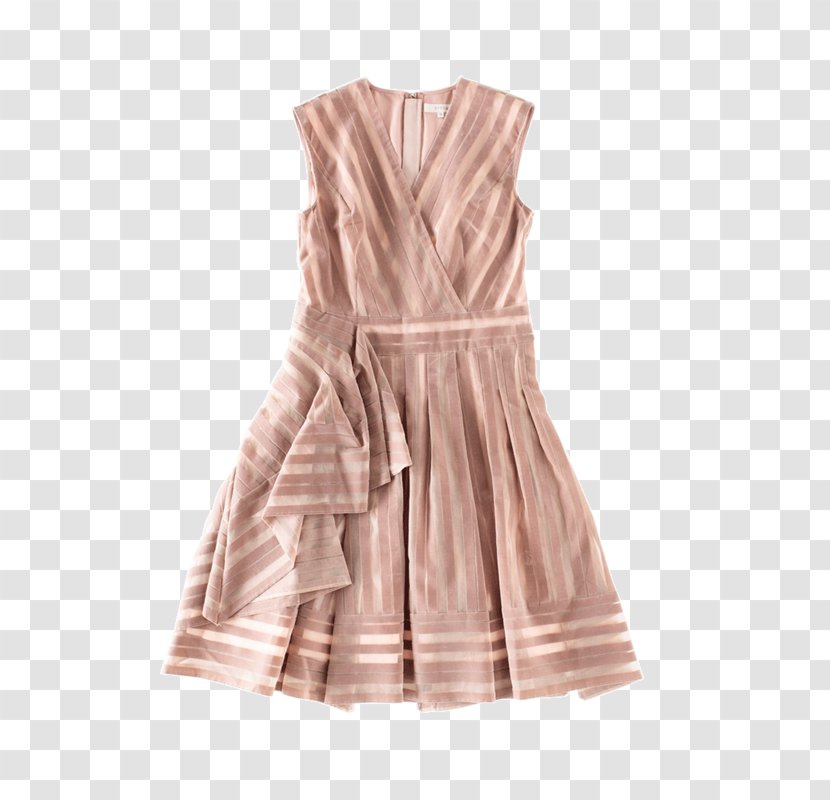 Cocktail Dress Ruffle Sleeve Transparent PNG