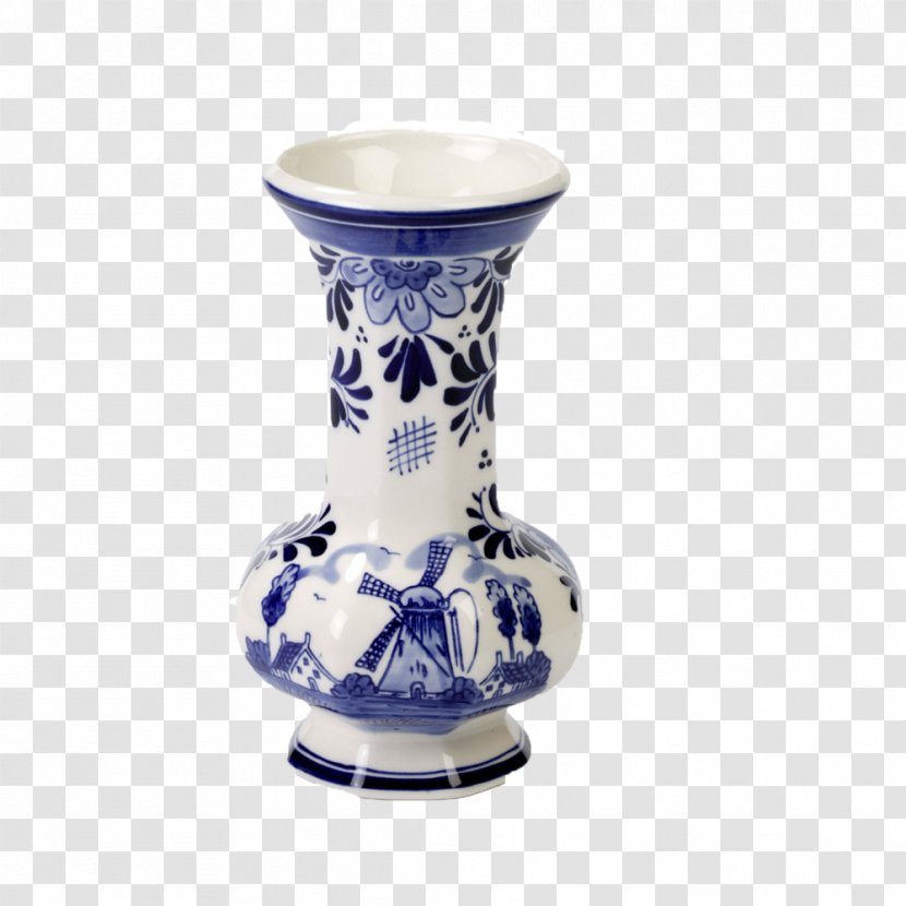 Blue And White Pottery Ceramic Vase Cobalt Transparent PNG