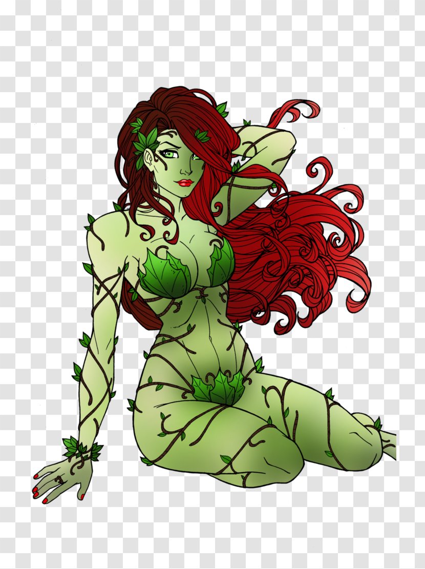 Poison Ivy Batman Drawing - Cartoon Transparent PNG