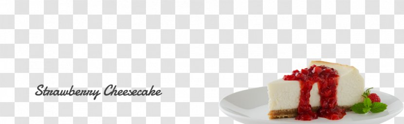 Cream Dessert Cuisine Font - Strawberry Cheese Cake Transparent PNG