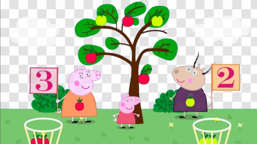 Daddy Pig Mummy Domestic Game Learning - Peppa Transparent PNG
