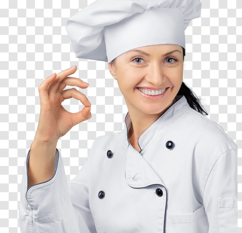 Chef's Uniform Kitchen Clothing - Cap Transparent PNG
