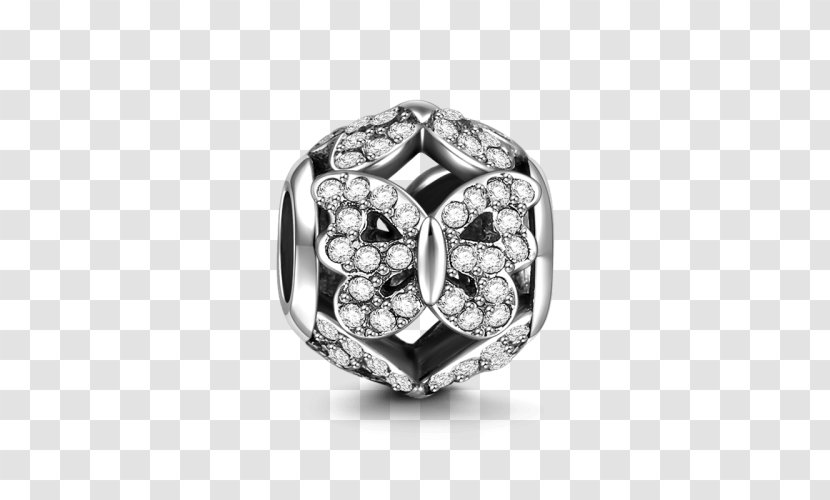 Ring Charm Bracelet Silver Bling-bling Transparent PNG