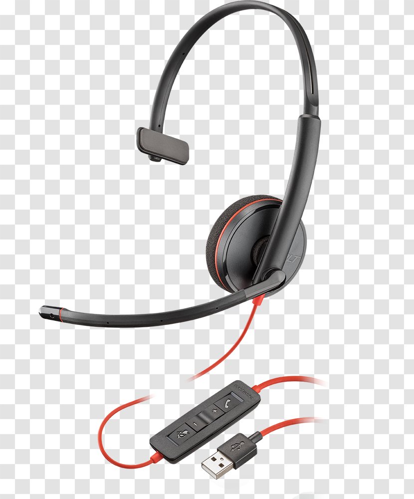 Headset USB-C Noise-canceling Microphone Noise-cancelling Headphones - Plantronics 209748101 Blackwire C3210 Usbc - USB Transparent PNG