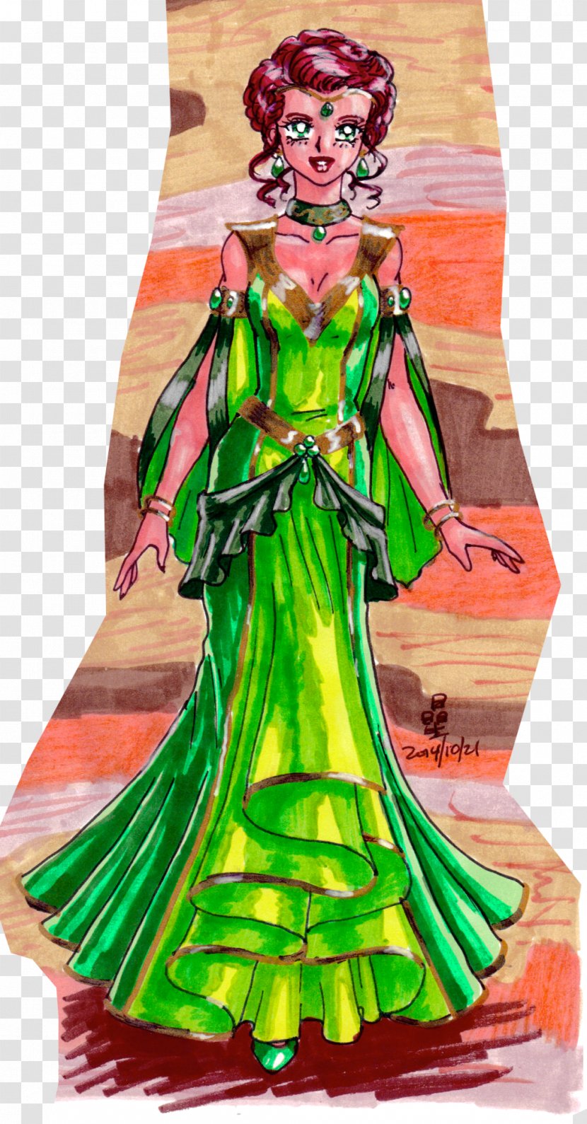 Costume Design Dress Character - Art Transparent PNG
