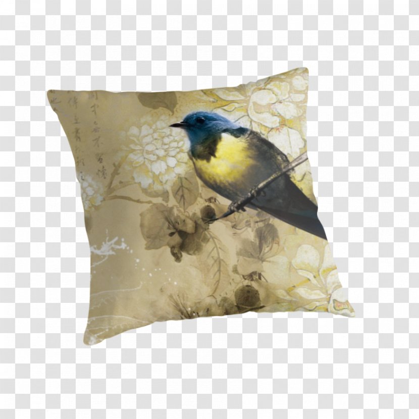 Bird Cushion Throw Pillows Beak - Watercolor Transparent PNG