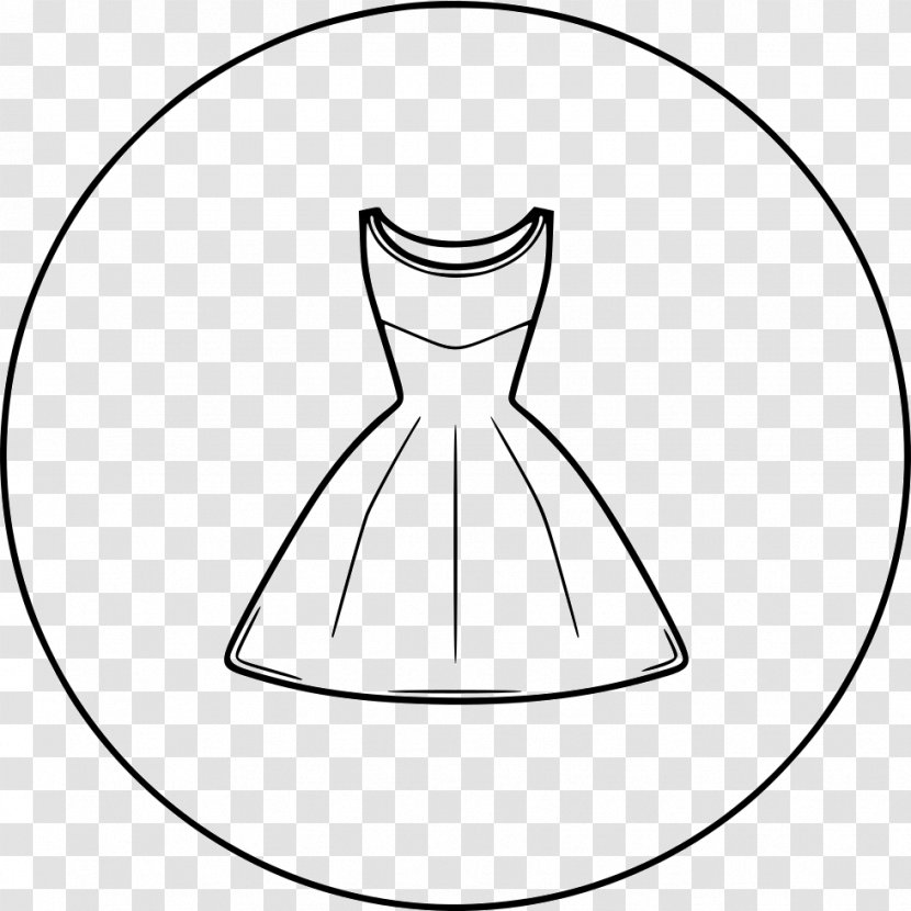 Clip Art Dress Line Cartoon Design Transparent PNG
