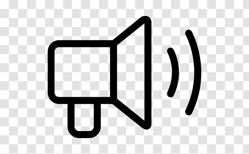 Symbol Megaphone Noun - Loudspeaker - Technology Lines Transparent PNG