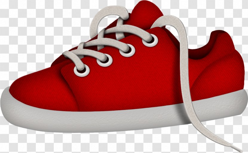 Sneakers Shoe Casual Footwear - Walking - Pretty Red Shoes Transparent PNG